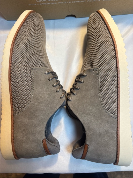 Dr. Scholl\'s Sync Men\'s Lace-Up Preppy Oxfords in Gray Size 10 New main image 9